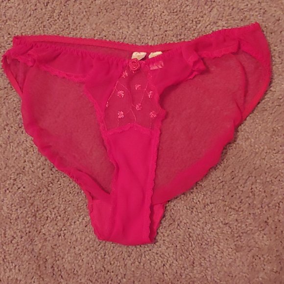 Gold Label VTG Victoria's Secret Red Panties L - Picture 2 of 6
